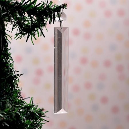 Glass Chaindelier Ornaments for Hanging in Set of 20